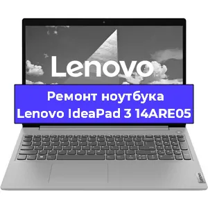 Замена кулера на ноутбуке Lenovo IdeaPad 3 14ARE05 в Екатеринбурге